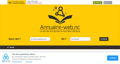 Desktop Screenshot of annuaire-web.nc