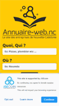 Mobile Screenshot of annuaire-web.nc